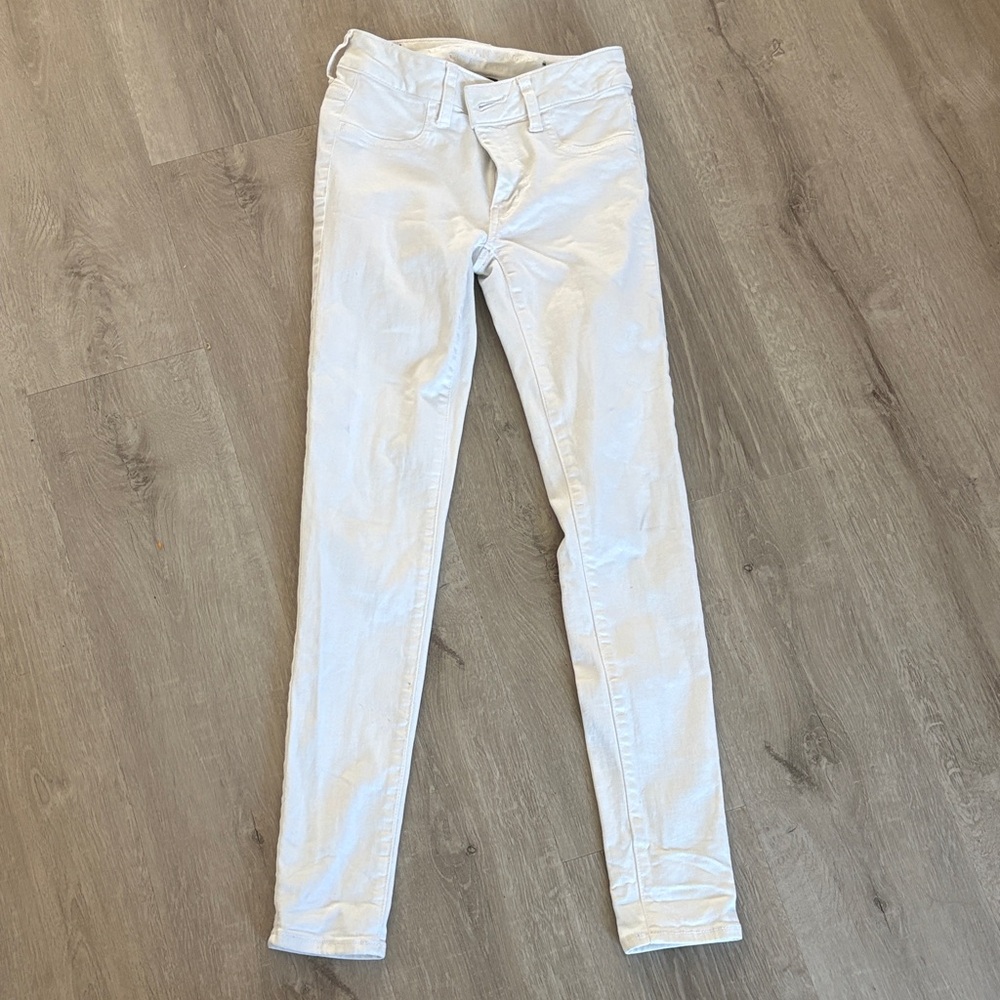 American Eagle Outfitters White Denim Jeans